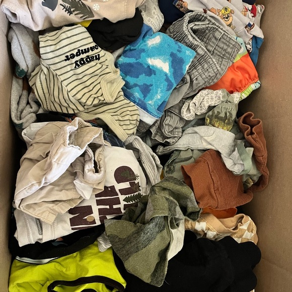 Clothes from 18m-24m
$60 stroller & car seat $35 box of clothes $15 shoes - Picture 3 of 10